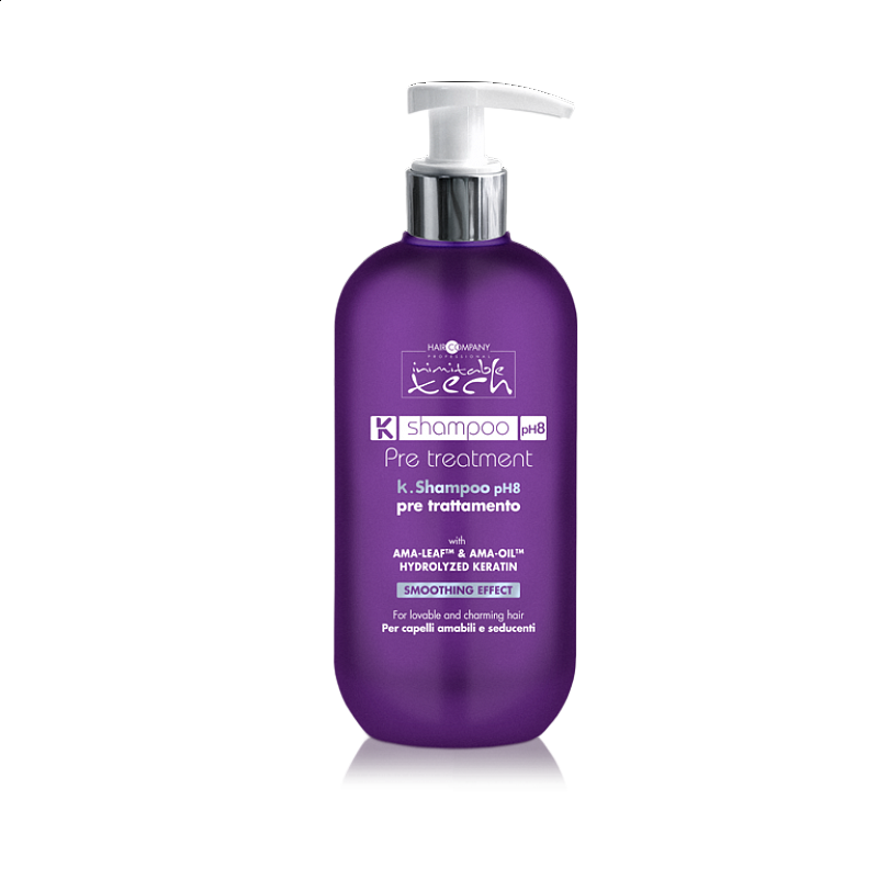 PRE-TREATMENT K-SHAMPOO Inimitable - čistiaci šampón pred keratínom 500 ml.